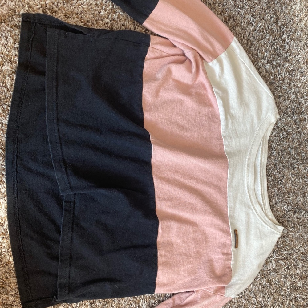 cropped long T shirt